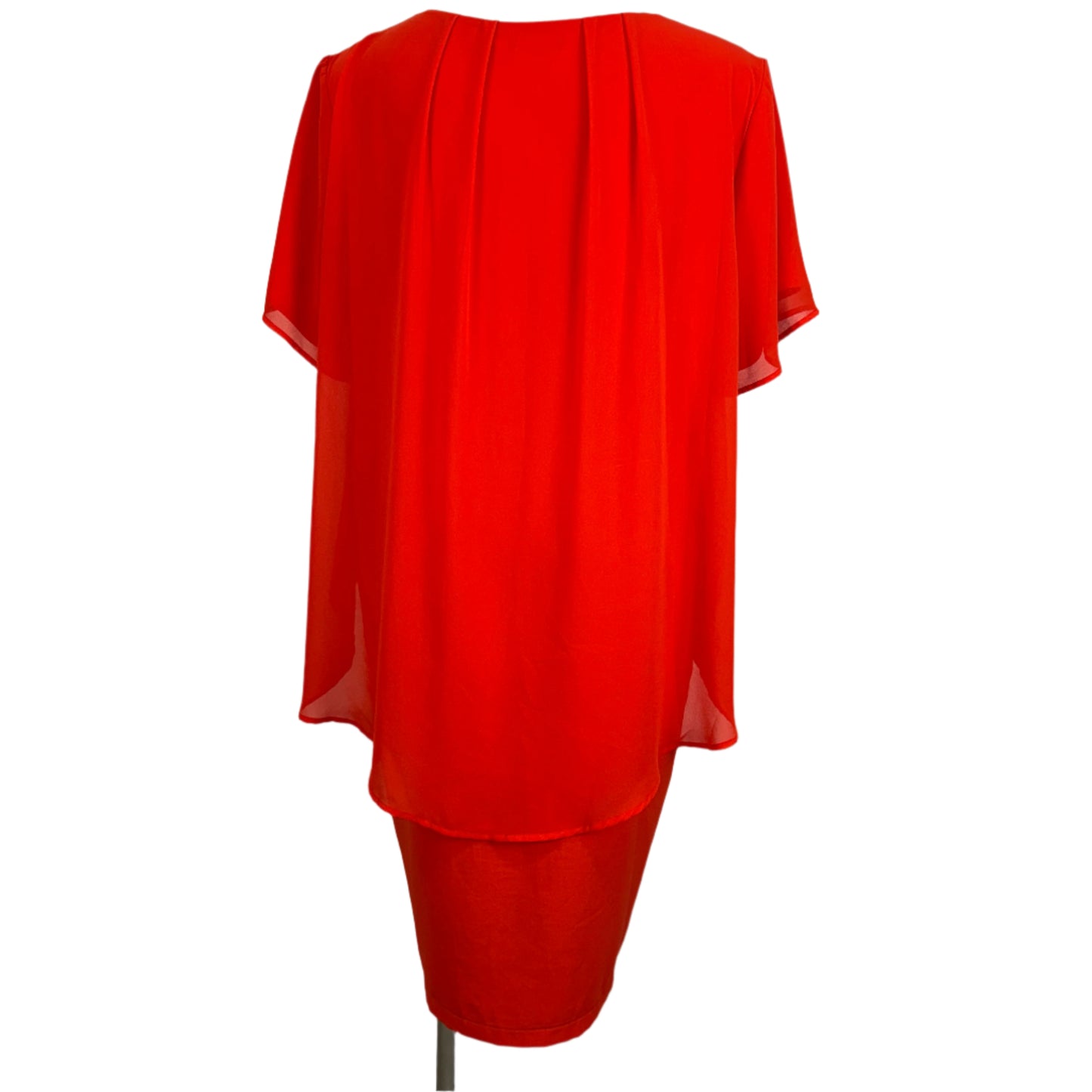 Emme Tangerine Dress and Draped Top Size 18