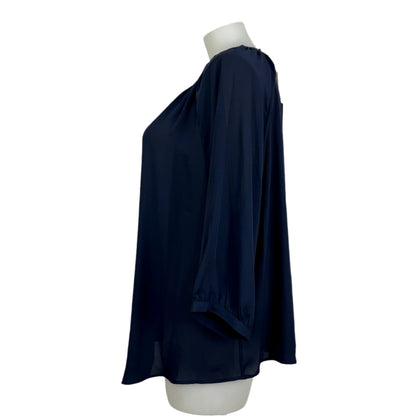 Deane Navy 7/8 Sleeve Blouse Size 26 Brand New