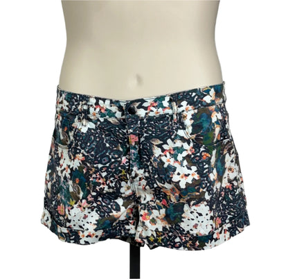 Jag Soft Blur Print Shorts Size 16