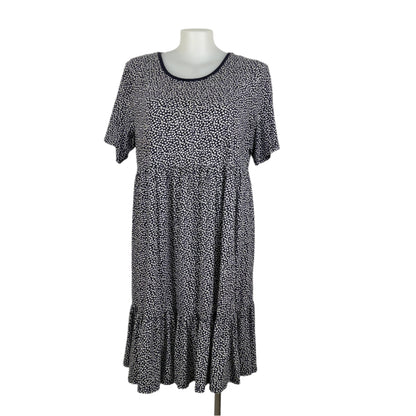 Virtuelle Love Heart Print Tier Dress Size 18
