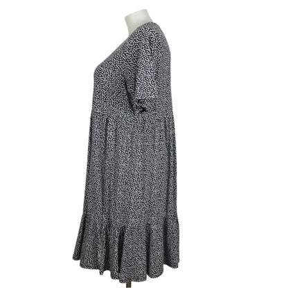 Virtuelle Love Heart Print Tier Dress Size 18