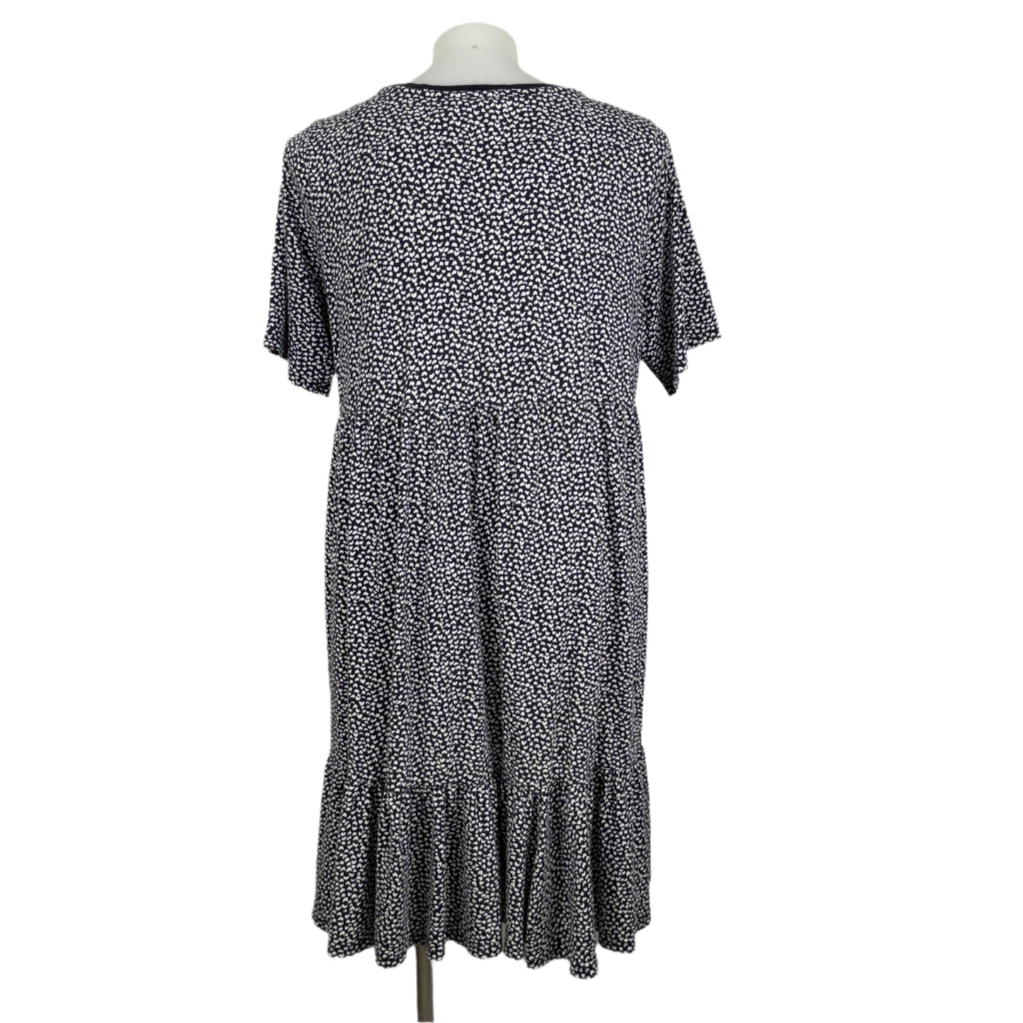 Virtuelle Love Heart Print Tier Dress Size 18