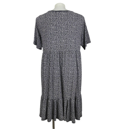 Virtuelle Love Heart Print Tier Dress Size 18