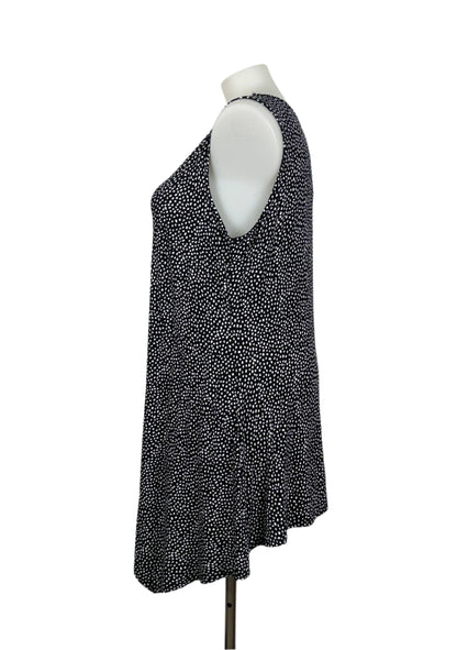 Autograph Black and White Print Stretch Tank Size 16