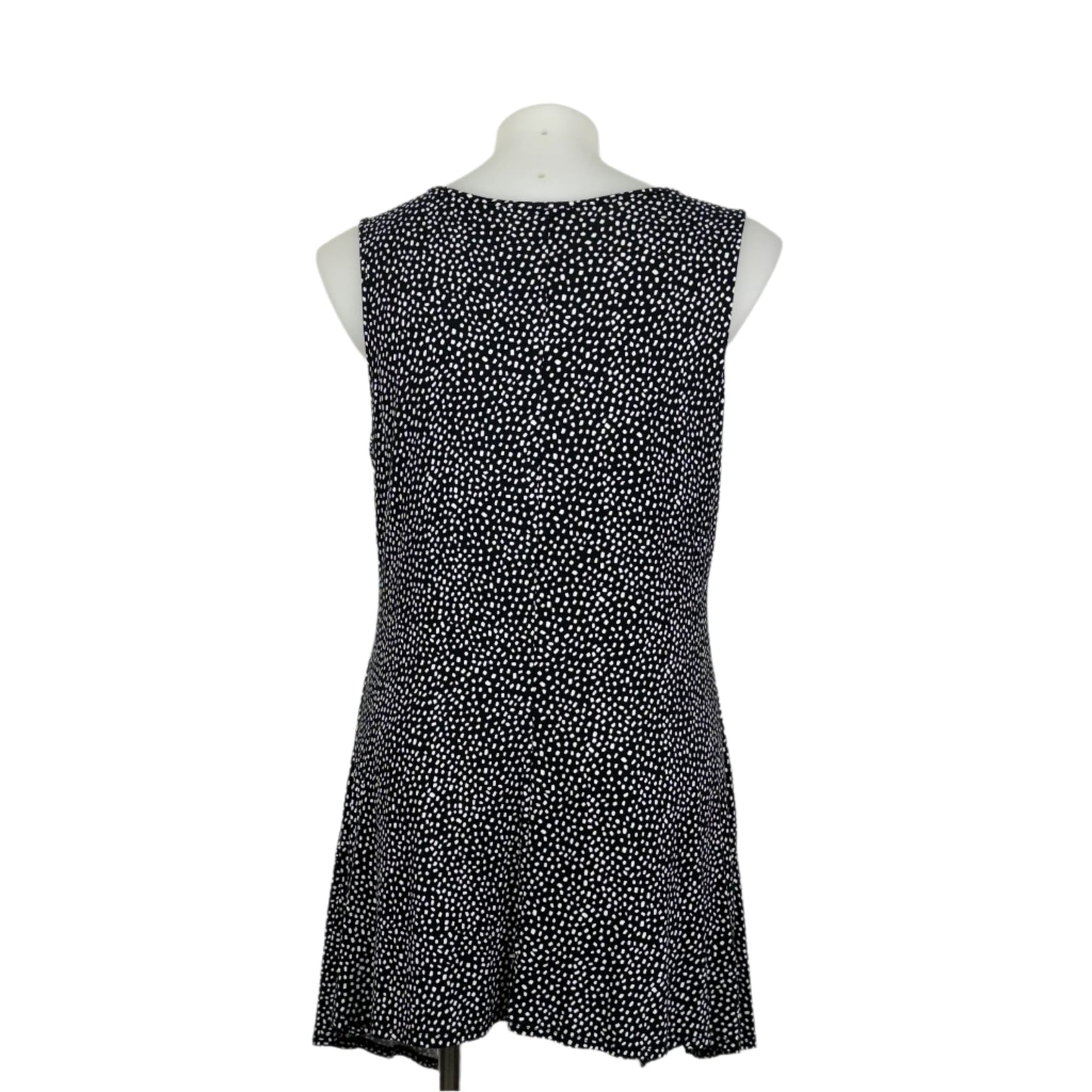 Autograph Black and White Print Stretch Tank Size 16