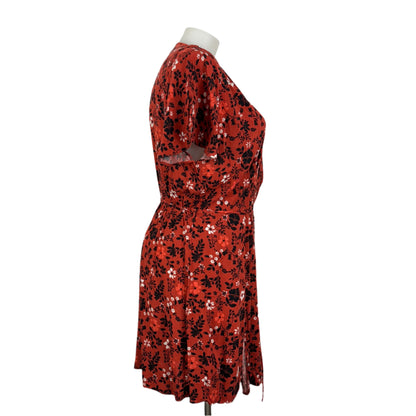 City Chic Short Sleeve Viscose Summer Dress Size 20