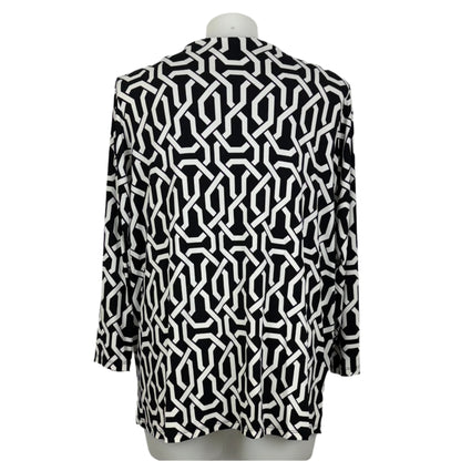 My Size Chain-link Print Top with Beaded Neckline Size 20