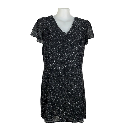 Atmos Here Mono Spotted Button-Through Dress Size 22