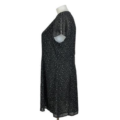Atmos Here Mono Spotted Button-Through Dress Size 22