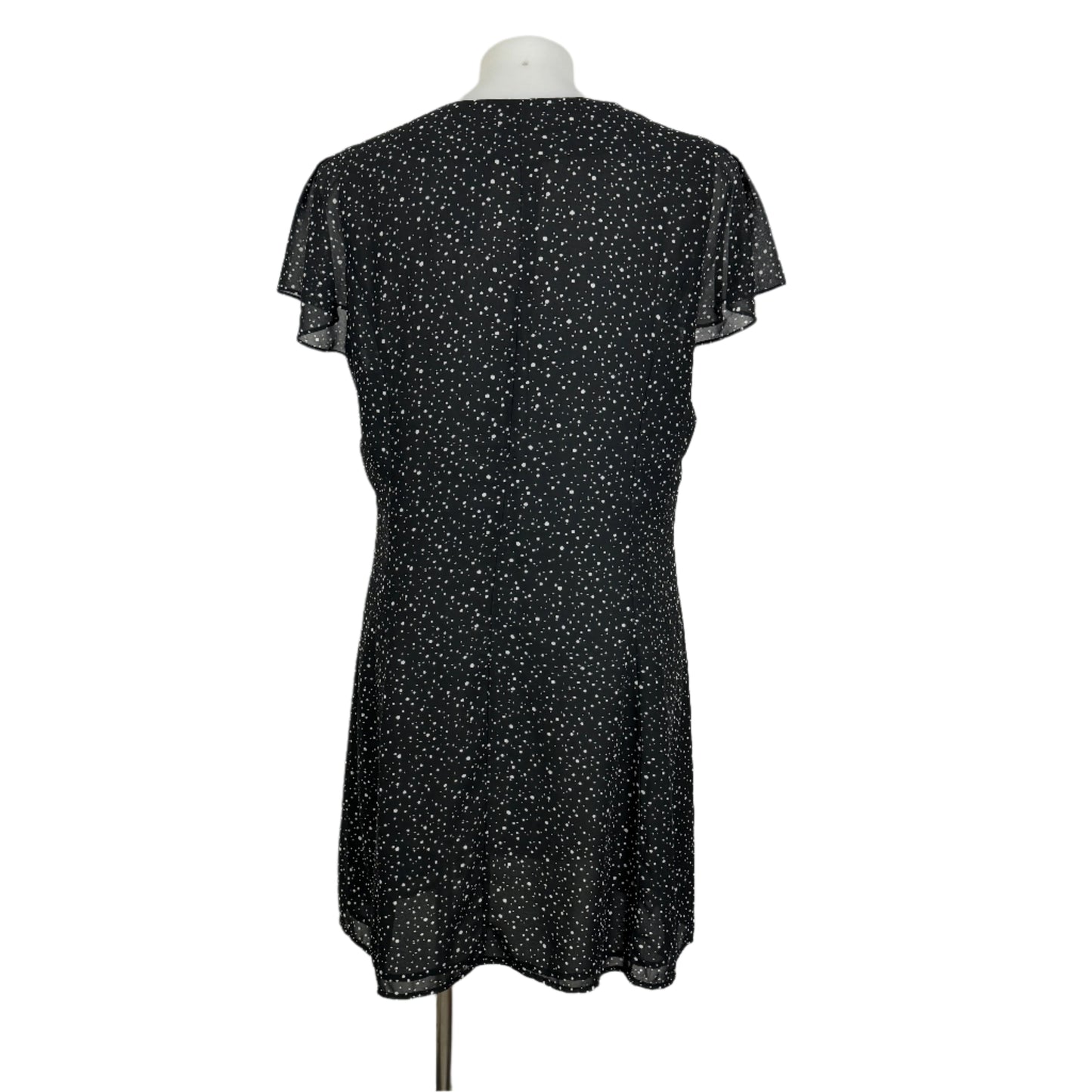 Atmos Here Mono Spotted Button-Through Dress Size 22