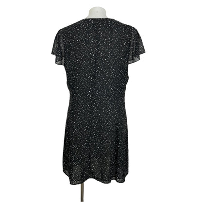 Atmos Here Mono Spotted Button-Through Dress Size 22