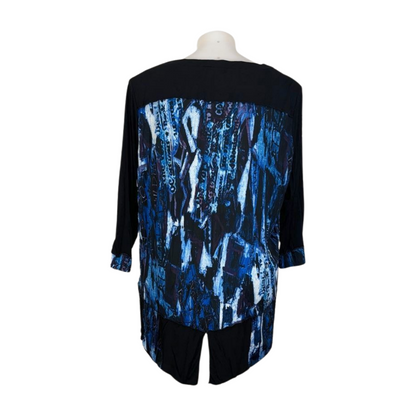 Taking Shape Crushed 3-Button Layering Tunic/Jacket Size 20
