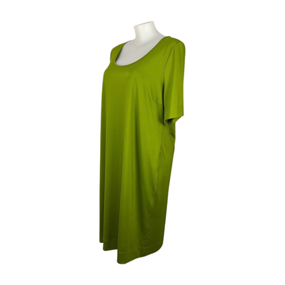 Taking Shape Lime Stretch Layering Dress Size 22