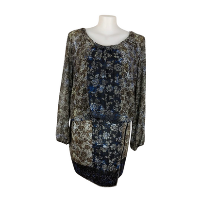 City Chic 2-Piece Floral/Paisley Set Size 22