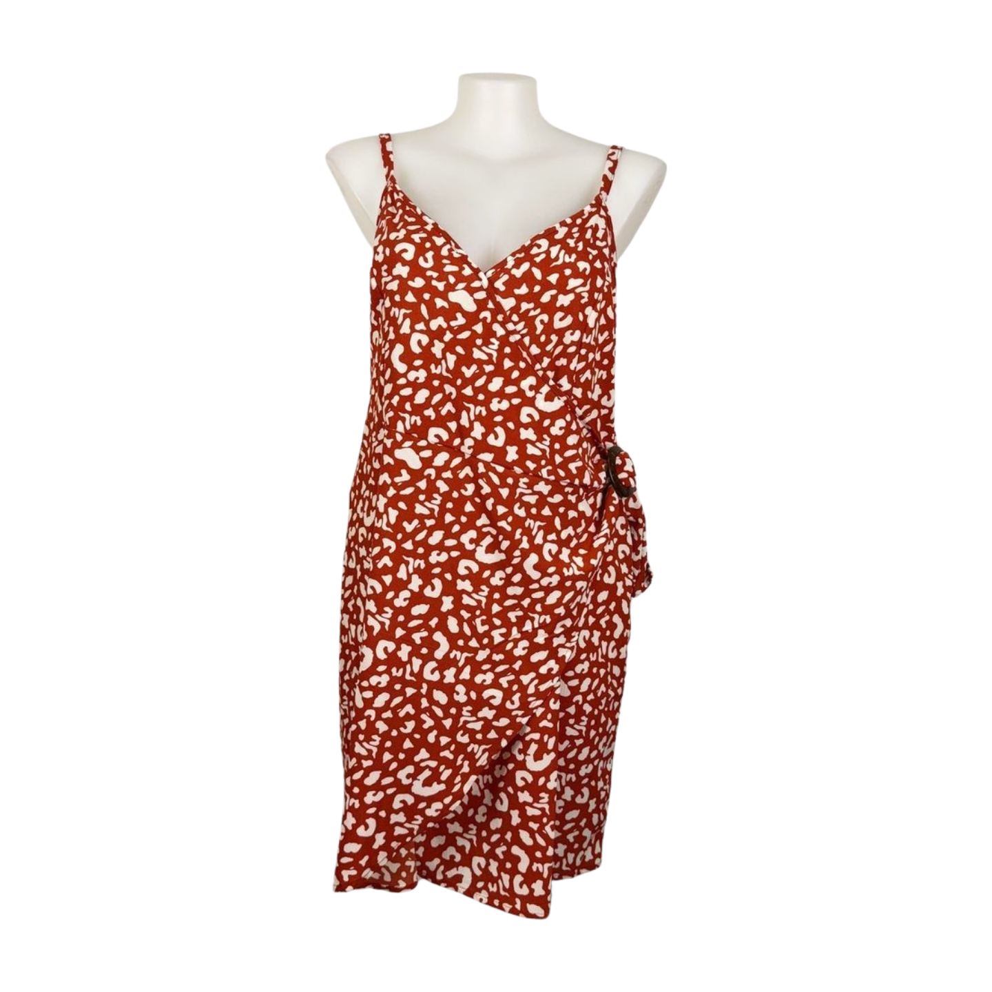 Autograph X-Over Wrap Spaghetti Strap Dress Size 18