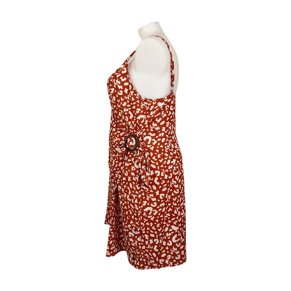 Autograph X-Over Wrap Spaghetti Strap Dress Size 18