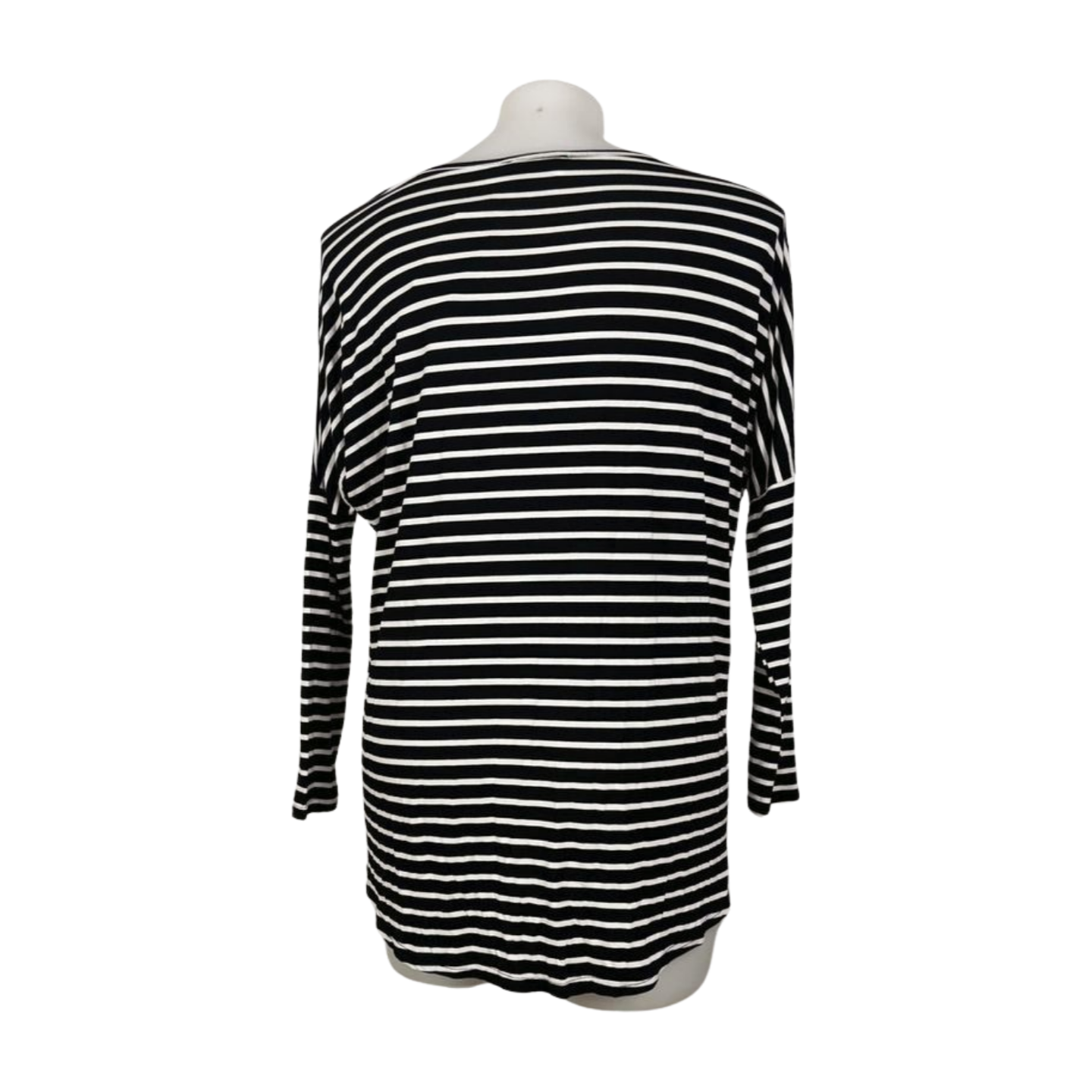 Base Mint Mono Stripe Hi-Lo Jersey Stretch Top Size 16