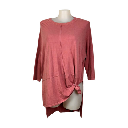 Kiik Luxe Knot Front Hi-Lo Stretch Top Size 20