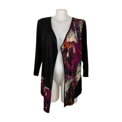 Taking Shape Knit Open Jacket/Cardigan Size 18