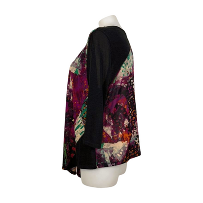 Taking Shape 7/8 Sleeve Knit Open Jacket/Cardi Size 18