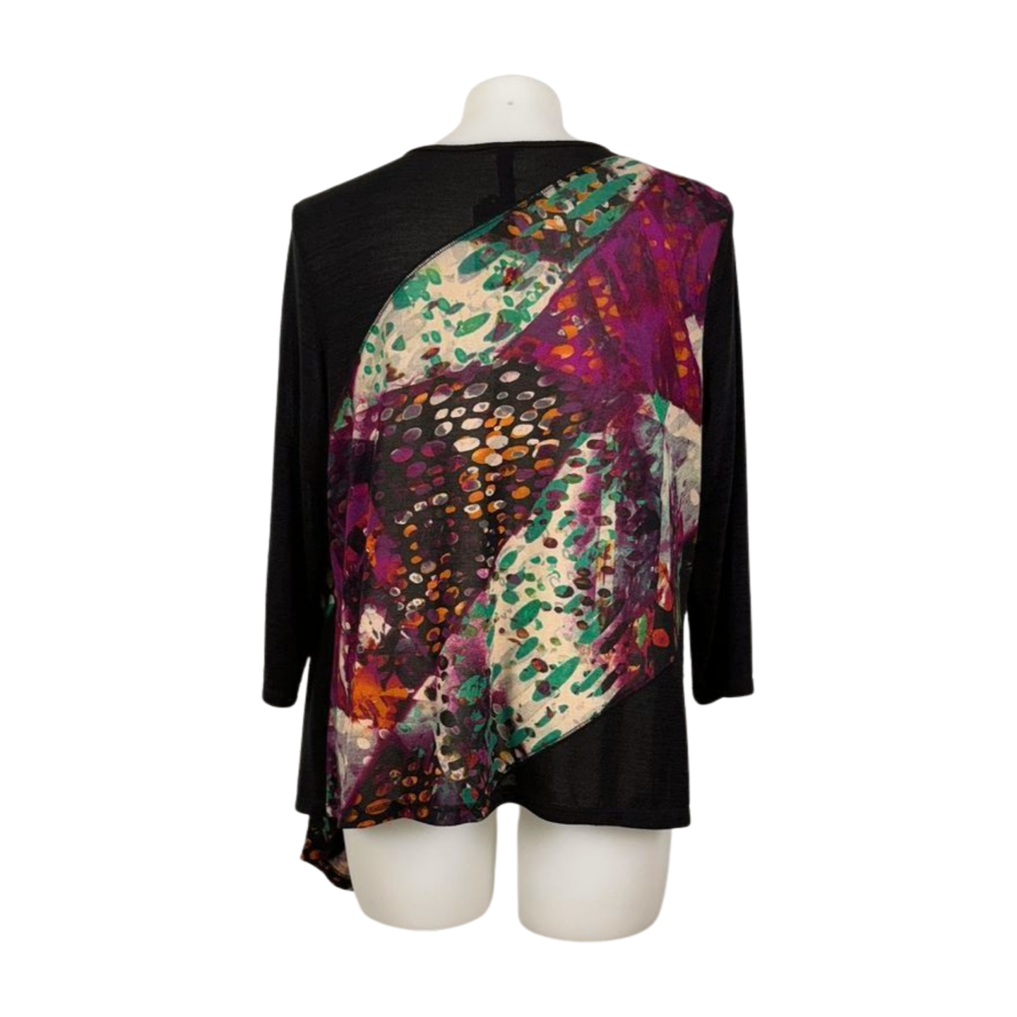 Taking Shape 7/8 Sleeve Knit Open Jacket/Cardi Size 18