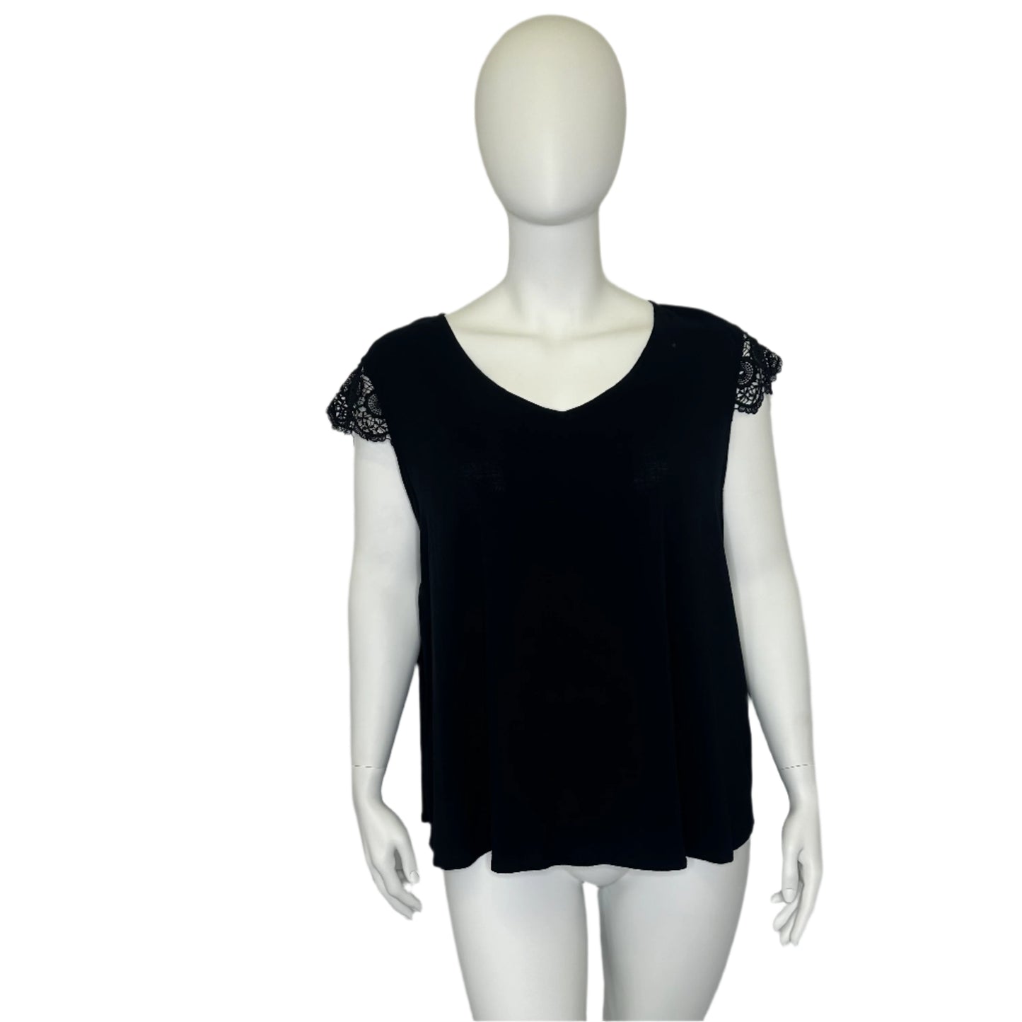 Brand new effortlessly Chic Black Top by Taking Shape - Size 22