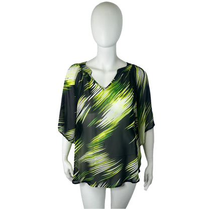 Worthington Sheer Top, Elegant and Flowy - Size 16