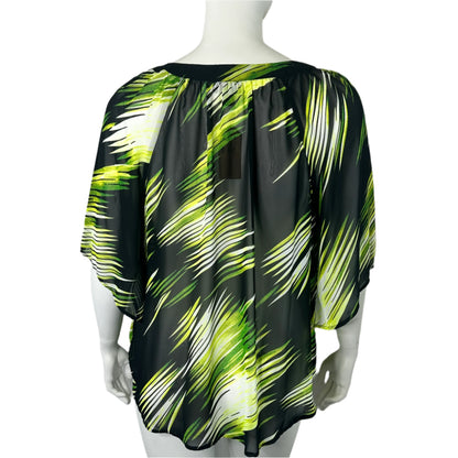 Worthington Sheer Top, Elegant and Flowy - Size 16