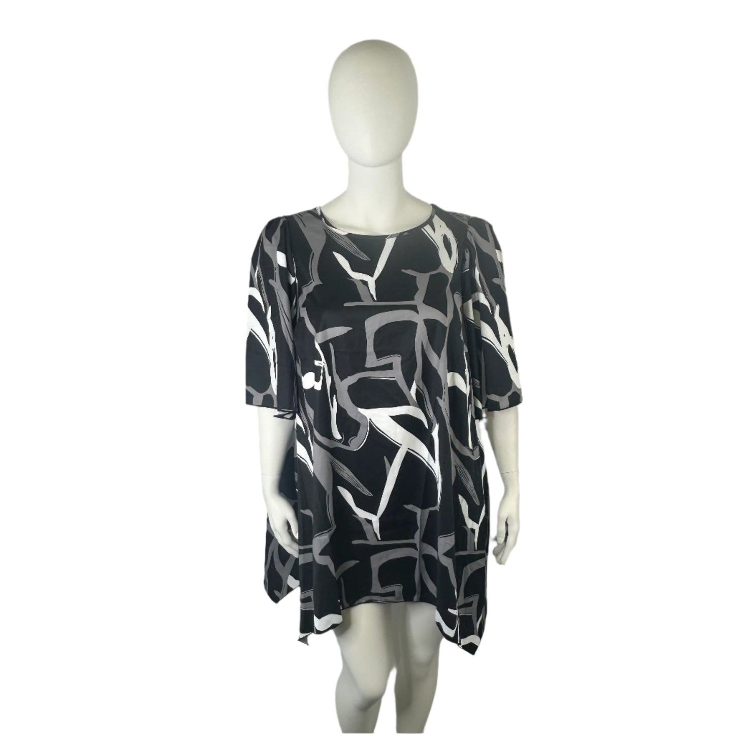 Emery Rose Printed Polyester Tunic - Size 24 BRAND NEW